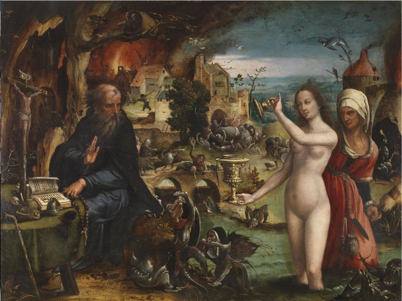 Le tentazioni di Sant'Antonio Abate - Museo del Prado, Madrid